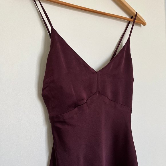 A&F Satin Slip Mini Dress - Picture 4 of 6